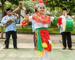 The visitors can also witness Betawi Cultural Fest The visitors can also witness Betawi Cultural Festival and become a witness of different rituals such as circumcision ceremonies, weddings,s and seven